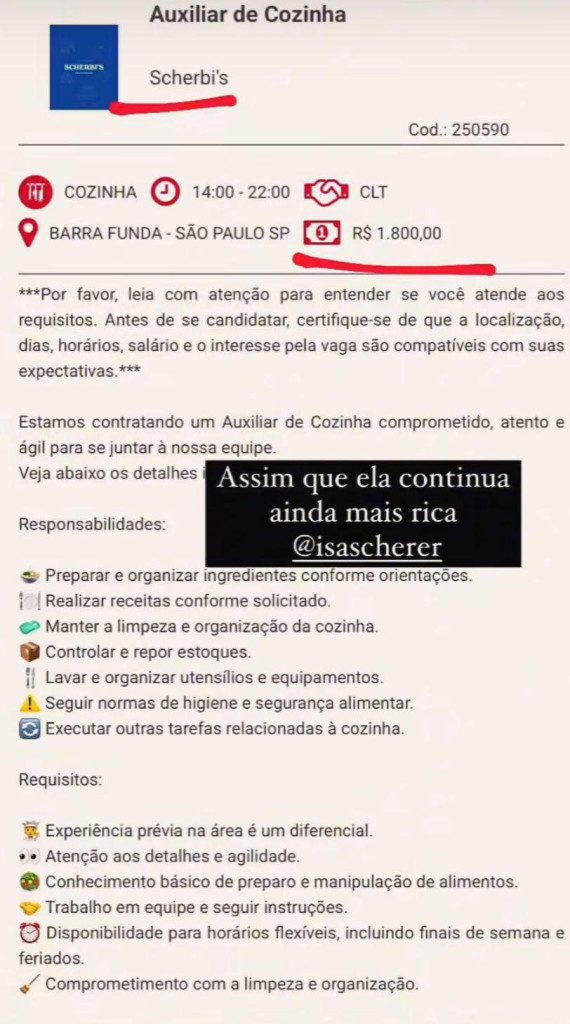 Empresária viraliza ao ofertar vaga com salário de R$ 1.800 enquanto ostenta vida e roupas de luxo; ironia de Pedro Cardoso é resgatada
