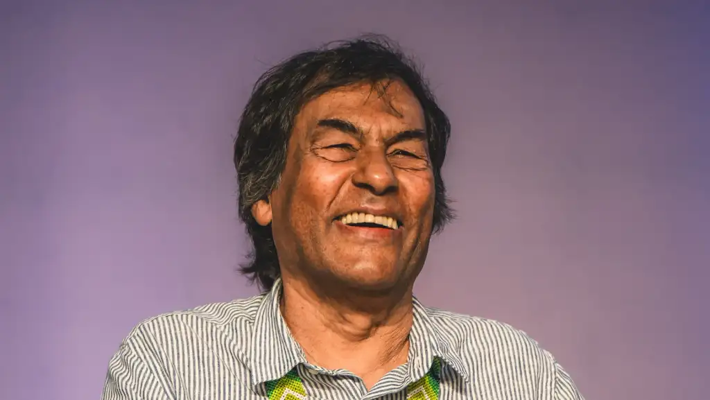 Ailton Krenak fala de justiça climática no “Sempre um Papo – TCE Cultural” , Belo Horizonte