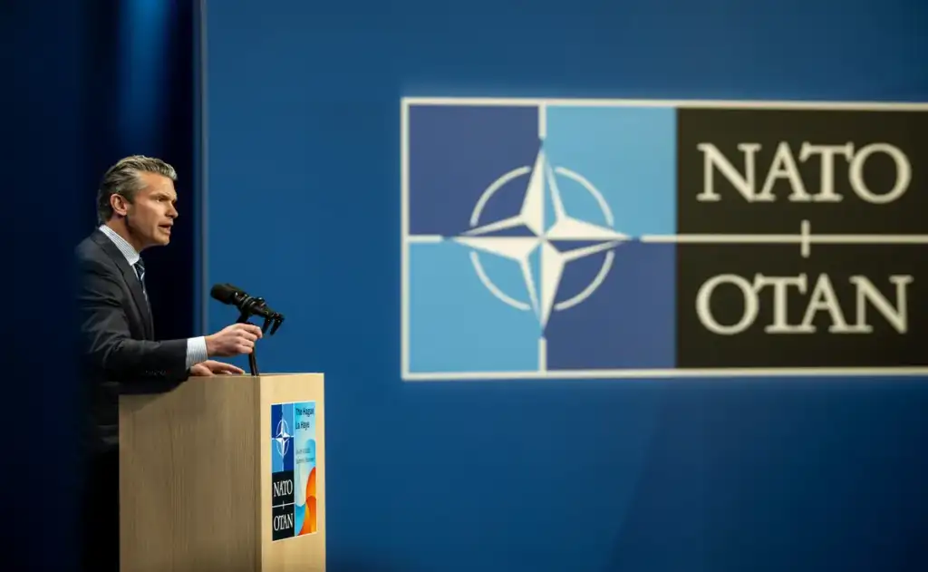 Pete Hegseth participava de um culto voltado a militares e seus familiares quando leu o que chamou de uma "oração"