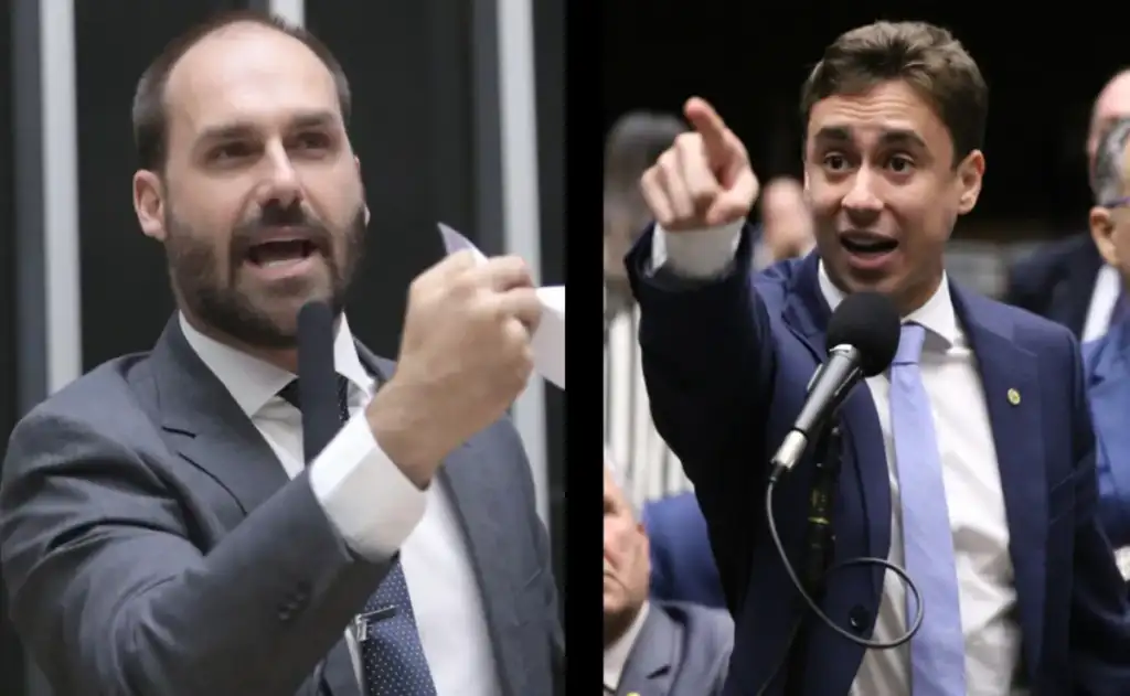 Vai briga: Eduardo acusa Nikolas de dar palco a quem torce pela morte de Jair Bolsonaro