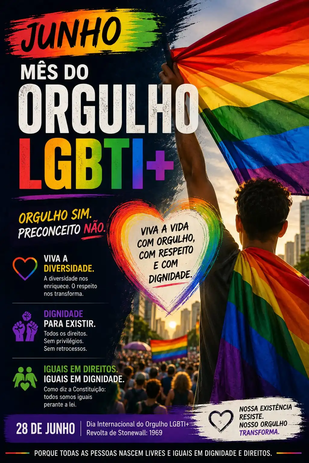 Orgulho de quê? Deixar de ser pecador, criminoso e doente, para ser apenas cidadão