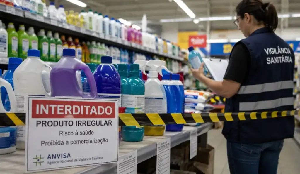 Anvisa proíbe fabricação e venda de 12 produtos de limpeza