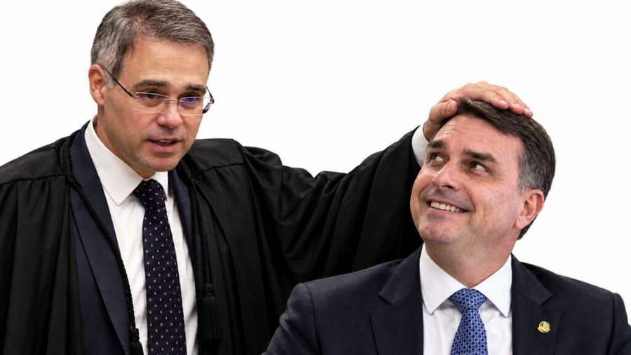 Mendonça suspende propaganda de Lula que associava Flávio Rachadinha Miliciano Bolsonaro a milícias