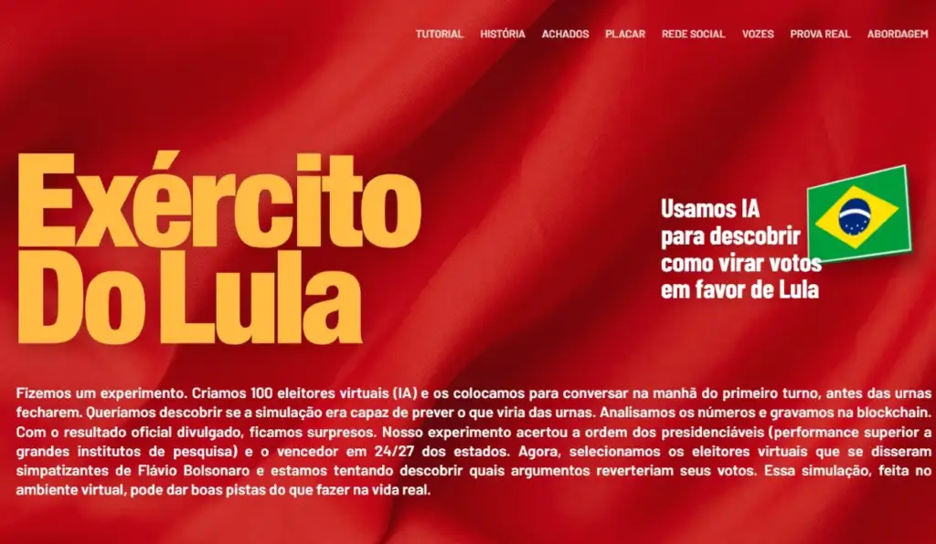 Virar voto ou provocar anulação? Projeto pró-Lula testa estratégias com IA