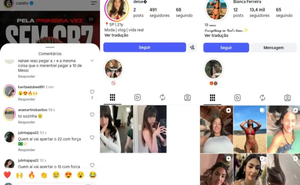 Redes de perfis falsos fazem campanha velada pró-Flávio Bolsonaro em páginas de alto engajamento no Instagram