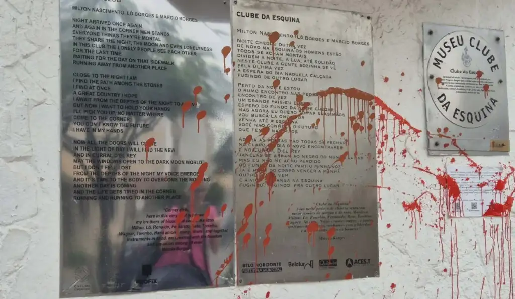 Memorial do Clube da Esquina é alvo de vandalismo em BH