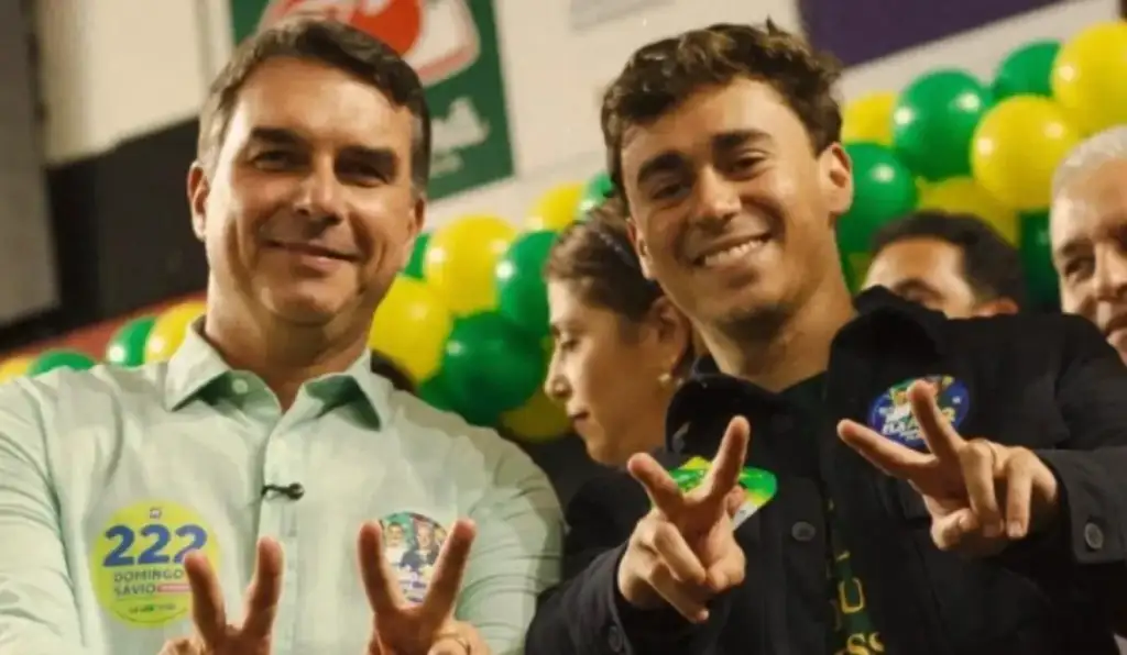Nikolas publica vídeo de IA com Flávio cometendo vários crimes